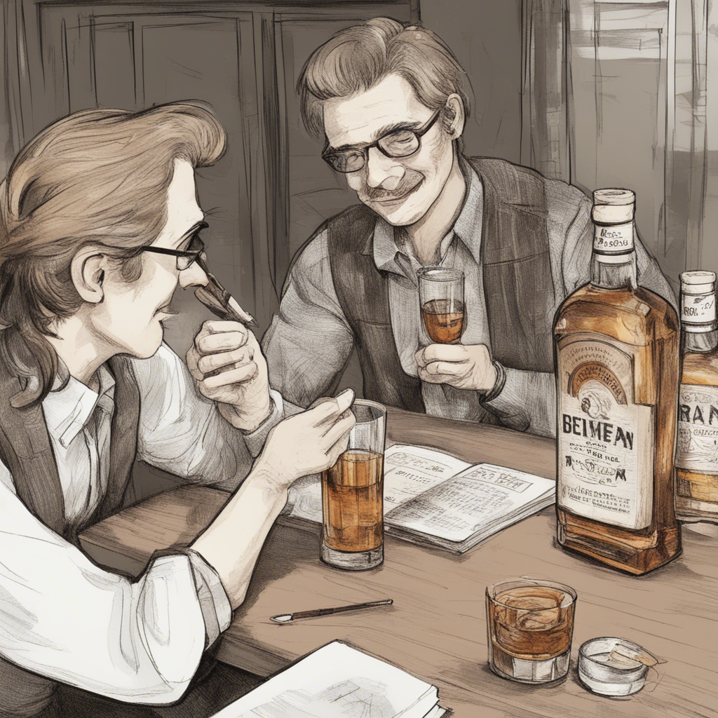 Draw whiskey friendship and communication
